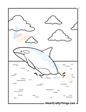 Whale in Epipelagic Zone: Marine Life