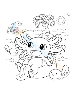Axolotl Relaxing