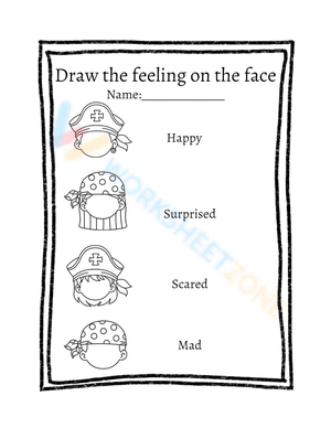 Expressing Emotions: Draw Feelings on a Face
