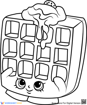 Waffle Sue Coloring Page | Essential Grade K-2 Art