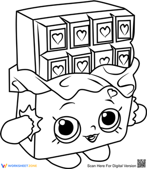 Cute chocolate shopkins