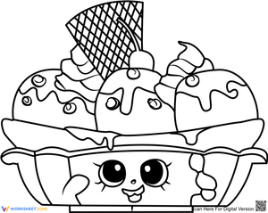 Banana splitty shopkins