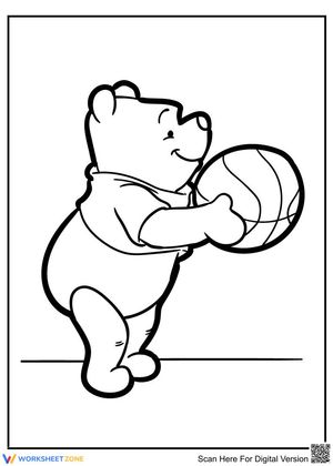 Winnie playing ball