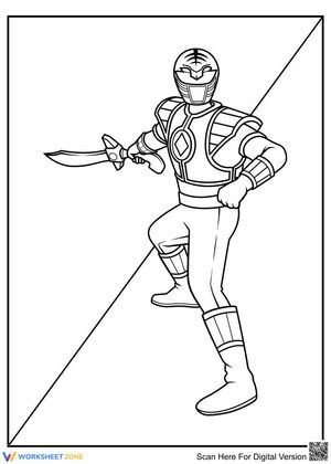 White Rangers Worksheet: Power Rangers