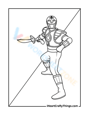 White Rangers Worksheet: Power Rangers