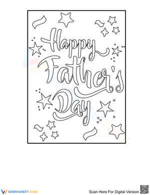 It's Father's Day Coloring Page