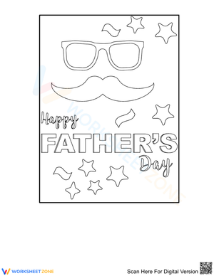 Happy Father's Day Coloring Page