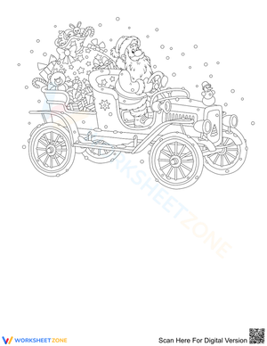 Christmas Gifts Illustration Worksheet