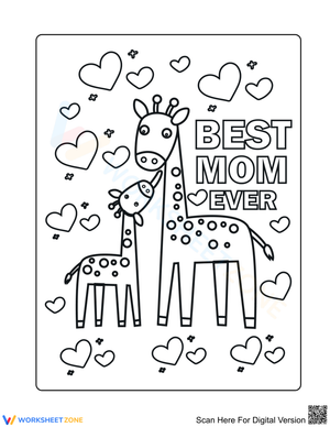 The Best Mom Ever Worksheet