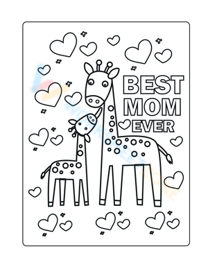 The Best Mom Ever Worksheet