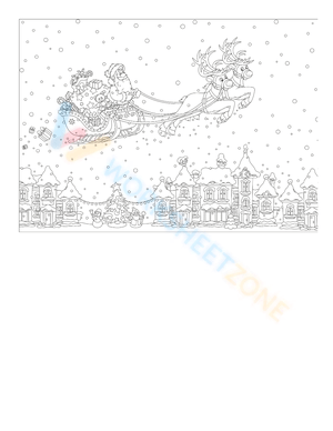 Winter Xmas night