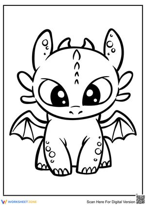 Printable Dragon Coloring Page | Grade K-8 Arts