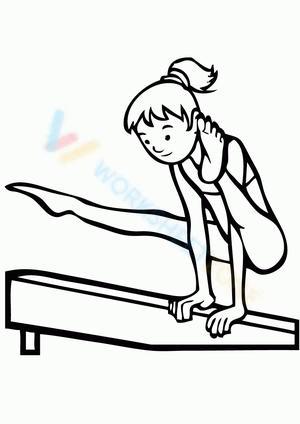 Skilled Gymnastic Art Page