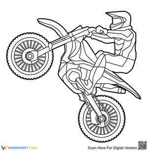 Skilled racer Coloring