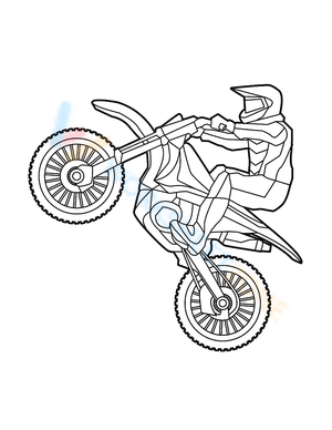 Skilled racer Coloring