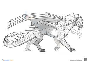 Epic Dragon Coloring Sheet 