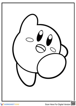 Energetic Kirby Art Worksheet