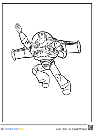 Buzz Lightyear Art Worksheet