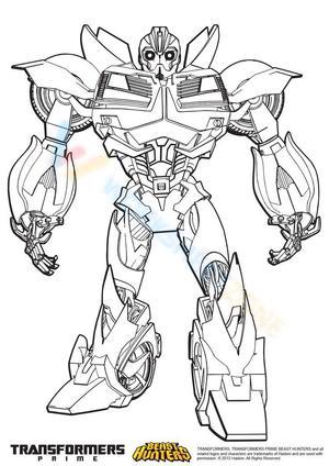 Transformers Prime Coloring Page