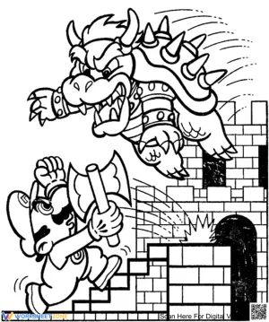 Bowser and the princess