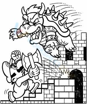 Bowser and Mario