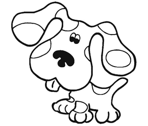 Blue's Clues Coloring Page | Essential Kindergarten Ready