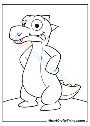 Tall Alligator Art Worksheet