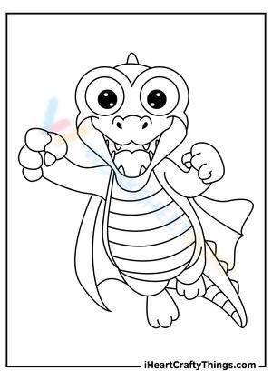 Happy Alligator Art Activity