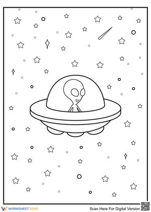 Alien above the sky
