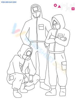 Squid game: Square - Triangle - Circle