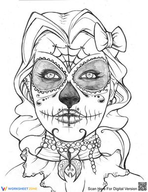 Muertos Character Illustration | Essential Grade 10-11 Art