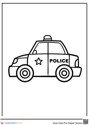 Cool Police Car Art Page