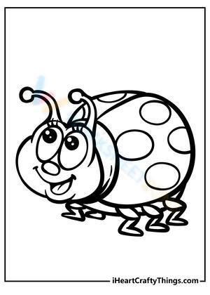 Lovely Ladybug Worksheet for Young Learners