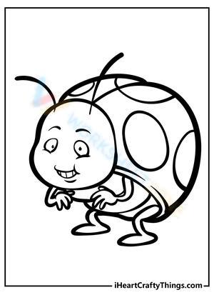 Naughty Ladybug Activity Sheet for Kids