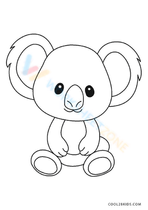 Baby Koala Worksheet for Animal Lovers