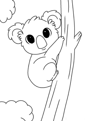 Cute Koala Activity Page for Kids