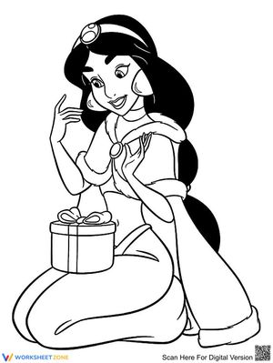 Jasmine Coloring Page | Essential Grade K-5 Printable