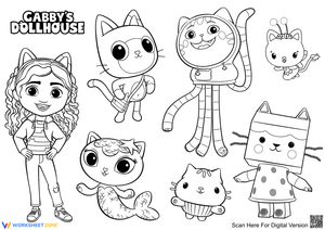 Gabby and doll friends