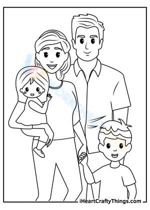 Happy Family Worksheet: Nurturing Connections