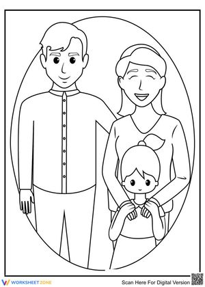 Family Picture Worksheet: Cherishing Memories