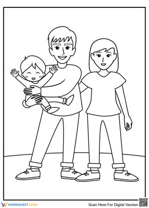 Peaceful Family Worksheet: Promoting Harmony