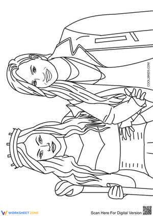 Descendants Worksheet for Disney Fans
