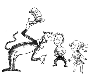 Dr. Seuss Characters Coloring Page | Essential K-5 Ready