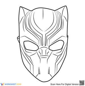 Black Panther Mask Worksheet