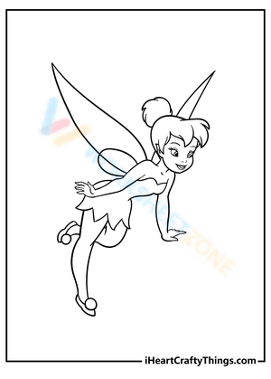 Charming Tinkerbell Activity Sheet