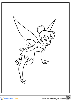 Charming Tinkerbell Activity Sheet