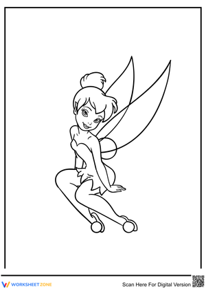 Cute Tinkerbell Learning Activity