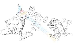 Daffy versus Taz
