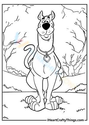 Scooby-Doo in the Forest Adventure Sheet