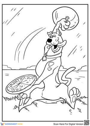 Scooby-Doo and His Pizza Fun Activity